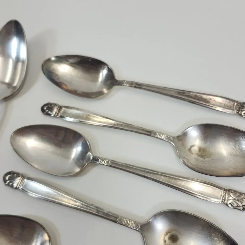 Holmes & Edwards Spoons Danish Princess Serving Soup Tea Silverplate Replacement